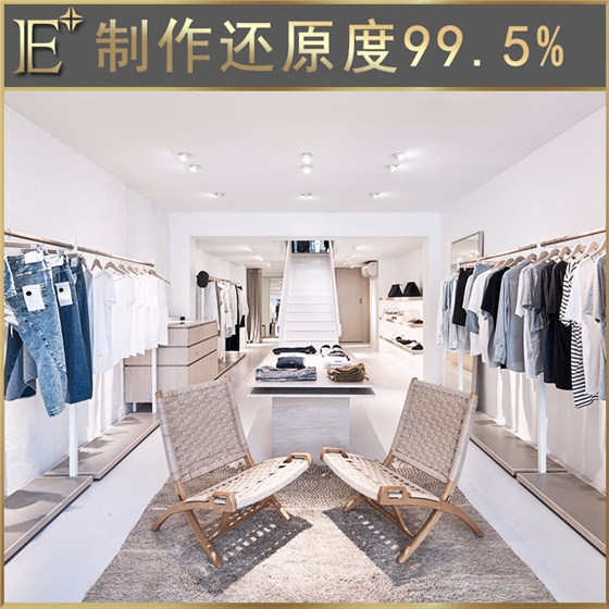 服装店衣服货架