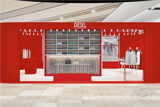 DIESEL 服装展柜（深圳海雅缤纷城店）