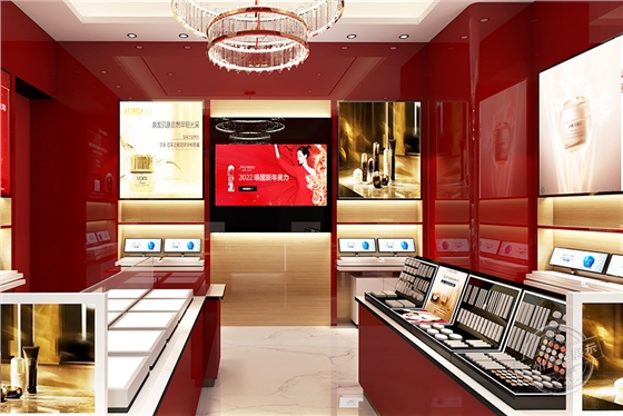 SHISEIDO资生堂 化妆品展柜