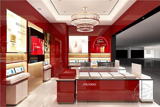 SHISEIDO资生堂 化妆品展柜