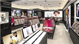 集合店化妆品展柜 案例