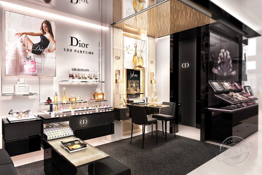 DIOR 整店化妆品展柜